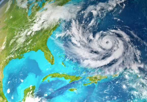 An Advancing Hurricane